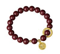 LMMSHA Retro Chinese Bracelet Female Blessing Card Hand String