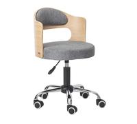 LMMSHA Rolling Stool Adjustable Drafting Heavy Duty with Wheels for Office Desk Home Lift Swivel Chair Solid Wood backrest,F