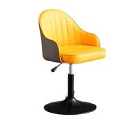 LMMSHA Room Leather Comfortable Desk ° Swivel Home Office Chair with Wheels, Adjustable Height Ergonomic Computer Chairs for Living Room,D