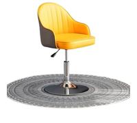 LMMSHA Room Leather Comfortable Desk ° Swivel Home Office Chair with Wheels, Adjustable Height Ergonomic Computer Chairs for Living Room,L