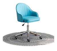 LMMSHA Room Leather Comfortable Desk ° Swivel Home Office Chair with Wheels, Adjustable Height Ergonomic Computer Chairs for Living Room,Z