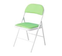 LMMSHA Set of 4 Vinyl Portable Easy Ftorage Foldable Chair-Office Folding Chairs Housewares Heavy Duty Plastic Camping Office Chair Indoor Outdoor Use,L