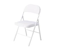 LMMSHA Set of 4 Vinyl Portable Easy Ftorage Foldable Chair-Office Folding Chairs Housewares Heavy Duty Plastic Camping Office Chair Indoor Outdoor Use,N