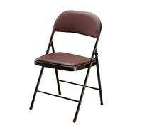 LMMSHA Set of 4 Vinyl Portable Easy Ftorage Foldable Chair-Office Folding Chairs Housewares Heavy Duty Plastic Camping Office Chair Indoor Outdoor Use,O