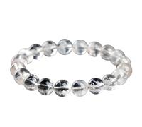 LMMSHA Snowflake Crystal Bracelet Chakra Gemstones Quartz Bracelet Spiritual Wellbeing Gift Feng Shui Wealth Bracelet Rare Happiness Prosperity/2175