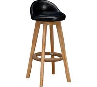 LMMSHA Solid Wood Bar Stool with Back, ° Swivel Kitchen Counter Chair, Stylish Breakfast Bar-stools(C,37x37x73cm)
