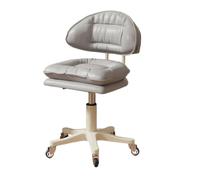 LMMSHA Square Swivel Wheel for Work SPA Shop Massage Height-Adjustable and Cost-Effective Rolling Stool Chair with Back,P