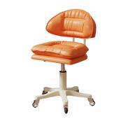 LMMSHA Square Swivel Wheel for Work SPA Shop Massage Height-Adjustable and Cost-Effective Rolling Stool Chair with Back,C