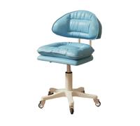 LMMSHA Square Swivel Wheel for Work SPA Shop Massage Height-Adjustable and Cost-Effective Rolling Stool Chair with Back,D