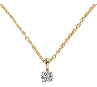 LMMSHA Sterling Silver Birthstone Four-Claw Pendant Necklace Gift for Women