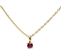 LMMSHA Sterling Silver Necklace Birthstone Four-Claw Pendant Gift for Women Birthday Christmas Valentine's Day