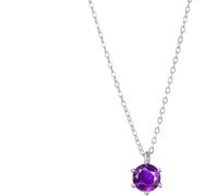 LMMSHA Sterling Silver Pendant Necklaces for Women - Birthstones & Cubic Zirconia Gifts