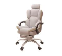 LMMSHA Tall Home Executive for Heavy People, Ergonomic Chair with Foot Rest, High Back Office Chair,B