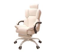 LMMSHA Tall Home Executive for Heavy People, Ergonomic Chair with Foot Rest, High Back Office Chair,C