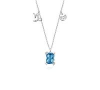 LMMSHA Twelve Constellation Necklace 925 Light Luxury Summer Clavicle Chain Birthday Gift Girlfriend Necklaces for Women