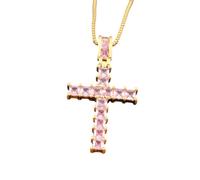 LMMSHA Versatile Heart/Cross Pattern Pendant for Women and Men - Chain Link Jewelry Accessories