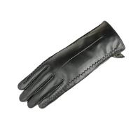 LMMSHA Women Ladies PU Leather Female Padded Windproof Warm Gloves for Outdoor Driving