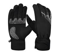 LMMSHA Women Leather Winter Touch Screen Cold Weather Warm Gloves for Outdoor Driving