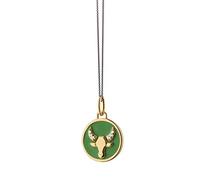 LMMSHA Womens Stainless Steel Enamel Constellation Pendant Necklace Astrology Horoscope Sign