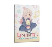 LMMZPUD Póster de anime Don't Be An Onii-chan 2 pósteres decorativos de lienzo para pared e impresión artística moderna para decoración de dormitorio familiar, 60 x 90 cm