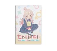 LMMZPUD Póster de anime Don't Be An Onii-chan 2 pósteres decorativos de lienzo para pared e impresión artística moderna para decoración de dormitorio familiar, 16 x 24 pulgadas (40 x 60 cm)