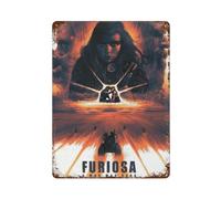 LMMZPUD Póster de la película Mad Max Fury 3 para decoración de pared, póster de metal moderno, decoración de bar, 40 x 30 cm