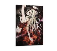 LMMZPUD Póster decorativo con diseño de chica espada mágica, lienzo para pared e imagen artística moderna para decoración de dormitorio familiar, 30 x 45 cm