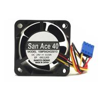 LMNCBVYA 109P0424G3013 24V 0.19A 4cm Industrial Cooling Fan - 3 Wire, 40x40x28mm, Reliable Inverter Fan for Computer Systems