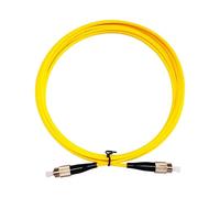 LMNCBVYA 10m Single Mode Single Core Fiber Optic Patchcord FC-FC | Fiber Optic Cable Pigtail | Yellow Fiber Optic Patchcord for High-Speed Data Transmission