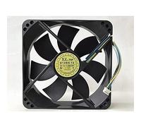 LMNCBVYA 12V 0.30A 4-Pin, High Airflow 93.2 CFM, Low Noise 38.5 DBA, Durable Double Ball Bearing 120mm Fan D12BH-12 -