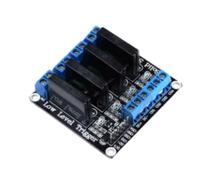 LMNCBVYA (2pcs 5V Solid State Module - 1/2/4/8 Way, 240VAC 2A Low Level Trigger, High Durability, Fast Switching Frequency, Ideal for Automation Projects(4-Way Solid State Relay Module)