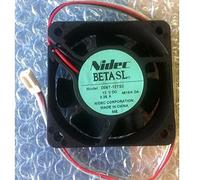 LMNCBVYA 4800 RPM, 24 CFM, Low Noise, Double Ball Bearing D06T-12TS2 12V DC Fan, 60x60x25mm 2-Wire Chassis Supply Inverter Fan