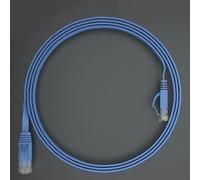 LMNCBVYA 5 Meter Cat 6 Gigabit Flat Ethernet Cable - High Speed Broadband Network Cable, Pure Copper, Light Blue