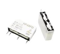 LMNCBVYA 5pcs Electromagnetic HF49FD-005 012 024-1H12 4 Pins Normally Open 5A DC5V DC12V DC24V Plug-in Set(HF49FD 012-1H12)