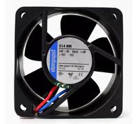 LMNCBVYA 614NM 6025 24V Inverter DC Fan - 1.4W Quiet Solution for Electronics
