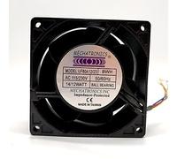 LMNCBVYA 80mm Soft Start Cabinet Fan with Dual Voltage, 14/12W Power, and Low Noise Operation High-Performance UF80A12/23 BWH 115/230V AC Fan -