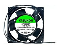 LMNCBVYA 92x92x25mm, 0.12/0.11A, 2850/2350RPM, Quiet Operation, Long Life SF11592A 1092HBL.GN 115V AC Aluminum Frame Equipment Fan(Insert Type)