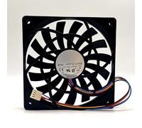 LMNCBVYA AFB1212HHB 120mm 12V 0.4A PWM Temperature Controlled Silent Fan for Cooling Applications