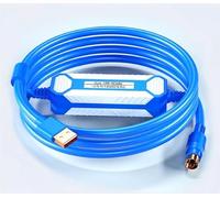 LMNCBVYA Ailsa USB-QC30R2 3M PLC Programming Cable for Q Series (Q00CPU/Q02H/Q06H) - Round 6-Pin Data Transfer Cable