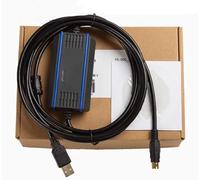 LMNCBVYA Ailsa USB-XGB+ Programming Cable for XGB XBC XBM Series PLC - 3m Gold-Plated Opto-Isolated Communication Download Cable