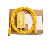LMNCBVYA Cable de programación PLC USB-QC30R2 - Cable de conexión de datos aislado triple 3M para controladores de la serie Q