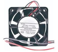 LMNCBVYA Cooling Revolution 2410ML-07W-B40 48V 0.07A 60x60x25mm Inverter Server Cooling Fan - Reliable 2-Wire Design