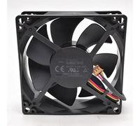 LMNCBVYA DC 12V 0.30A AUB0812H-E 8025 8cm 3-Wire Power Supply Fan for PC Cases and Electronics