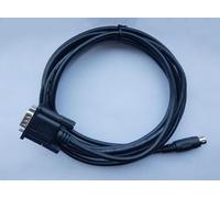 LMNCBVYA DOP-DVP PLC Communication Cable for DOP Touch Panel A & B Series - 12m Black Connection Cable