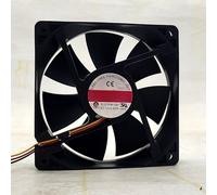 LMNCBVYA F-1225M12BI 12V 0.60A High Air Flow Axial Cooling Fan - 120mm x 120mm x 25mm for PC and Electronics Cooling