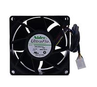 LMNCBVYA Fan for Electronics and Machinery V80E12BGA5-07 DC12V 1.4A 80mm 4-Line Dual Ball Bearing High-