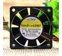 LMNCBVYA For Computer Case and Processor 9WF0624H7D04 A90L-0001-0423 DC 24V 0.12A 6015 6cm 3-Wire Fan(Fanuc Plug)