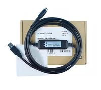 LMNCBVYA FX-USB-AW 3M Programming Cable for FX3U 3G PLC - Download & Communication Cable - Black Economy Model