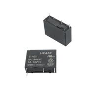 LMNCBVYA HF46F-5-HS1 Small DC5V Electromagnetic - 5A Four Pin Plug-in for Electronics Projects(10)