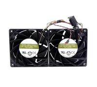 LMNCBVYA High-Performance 12V 3.84A DBPE1238B2F-P002 Dual Cooling Fan for Servers